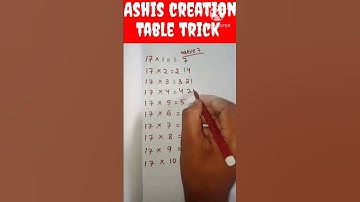New edit math hack 17 table trick 🙏🙏🙏