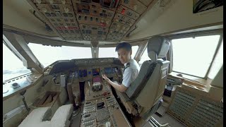 Up close and personal with our Boeing 747 freighter 360度窺探波音747貨機