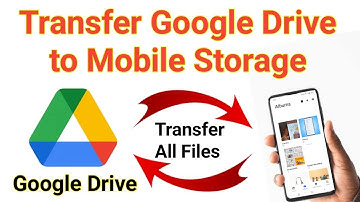 How to Transfer Files From Google Drive to Mobile Storage | Recover Deleted Data from Google Drive
