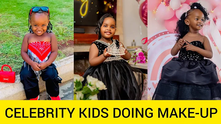CELEBRITY KIDS DOING MAKEUP | MALAIKA BAHATI | TSURI WAJESUS | HEAVEN BAHATI | AFRICANAH RAPUDO 