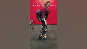 Robot Exoskeleton Helps People Walk Again