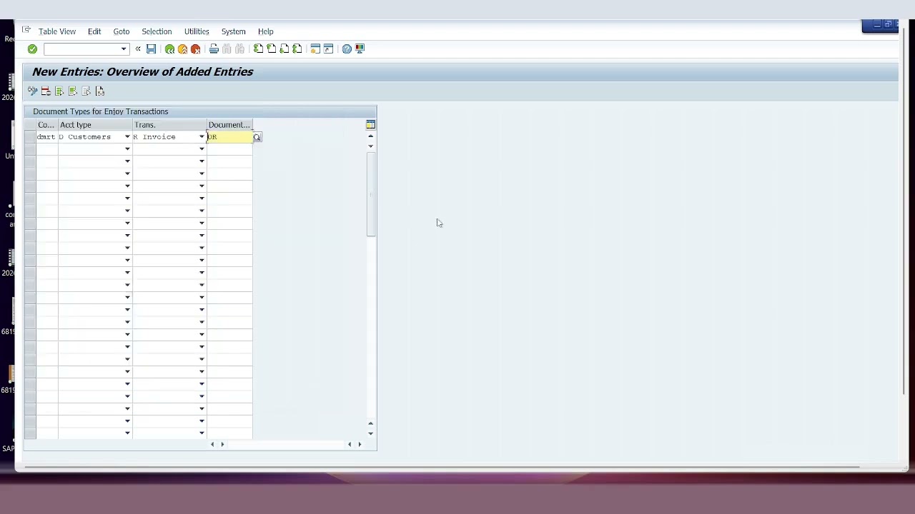SAP S4HANA, the default document type in T Code  FB70 (Customer Invoice).