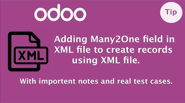 How to add Many2One relational field in xml file to create record in Odoo data files