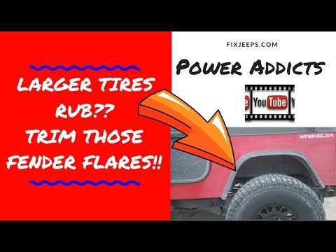 Jeep Wrangler YJ – Gotta trim the fender flares!!