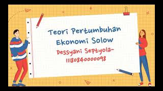 Teori Pertumbuhan Ekonomi Solow
