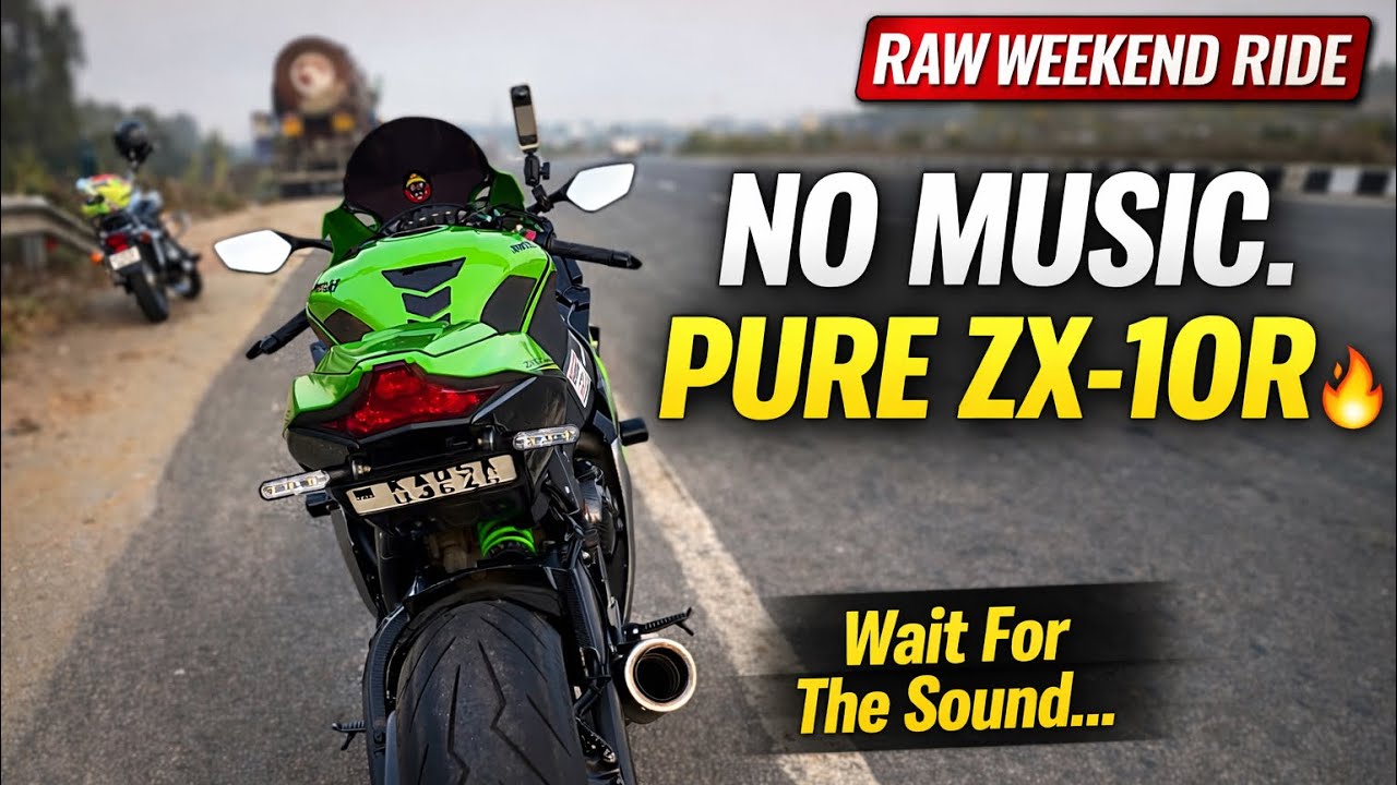 Kawasaki ZX-10R Weekend Ride | 100% Raw Footage