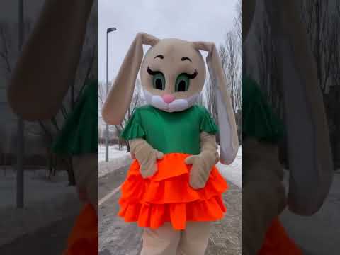 Ростовая кукла Зайка #танцы #продажа #ростовыекуклы #поздравлениесднёмрождения