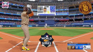 MLB The Show 24 San Diego Padres vs Toronto Blue Jays - World Series Final 2024 - Gameplay PS5 HD