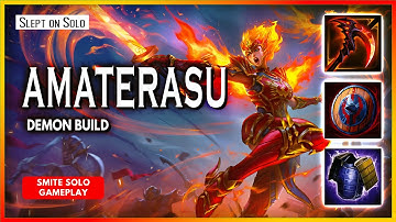 DEMON BUILD IS OP ON AMA! - Amaterasu Solo SMITE Conquest Gameplay