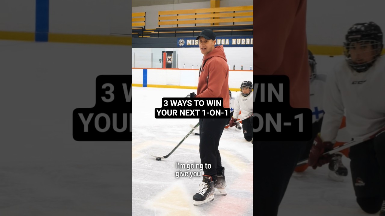 3 WAYS TO WIN YOUR NEXT 1-ON-1 #hockeycoaching #hockeytraining