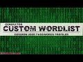 2021 CUPP ( How to Generator Custom Wordlist in Linux )