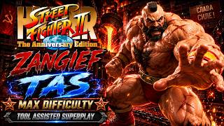 【TAS】HYPER STREET FIGHTER II - CHAMPION EDITION ZANGIEF DESTROYS EVERYONE \ LEVEL - 8 \ NO DAMAGE