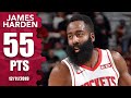 James Harden scores 55 points in road game for Rockets vs. Cavaliers | 2019-20 NBA Highlights