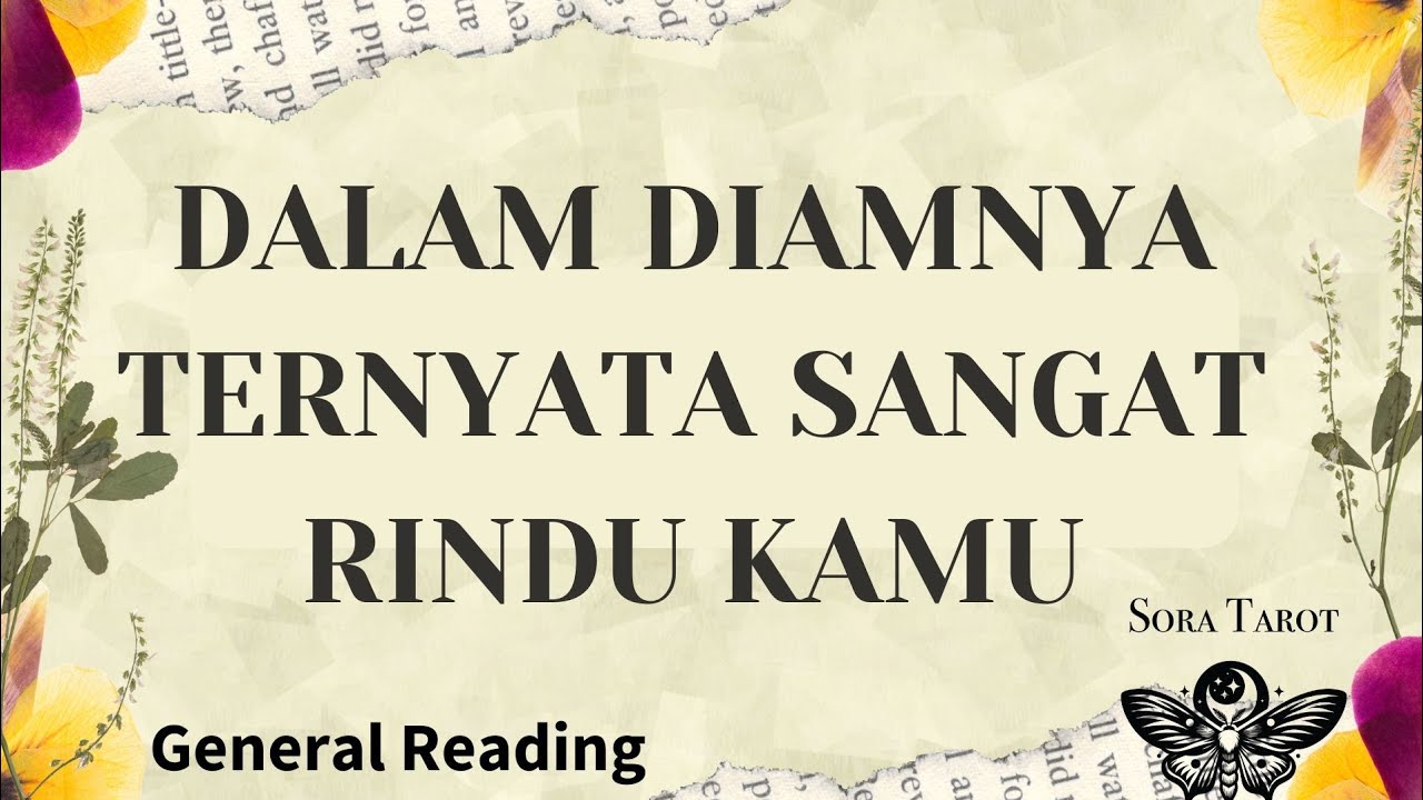 DALAM DIAMNYA SANGAT RINDU KAMU