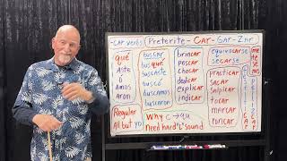 Learn Spanish FAST with Profesor Pablo - Lesson 74 Preterite CAR-gar-zar verbs