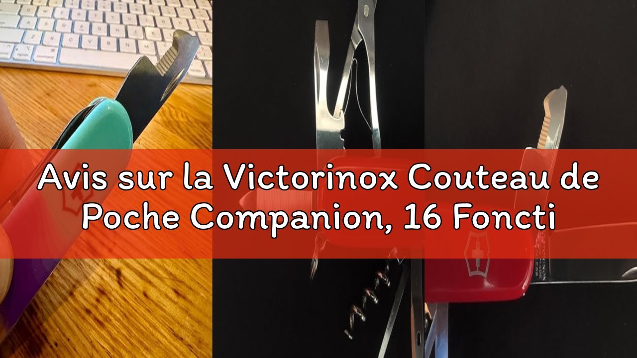 Avis sur la Victorinox Couteau de Poche Companion, 16 Fonctions, Outil Multifonction, Outil de Poche
