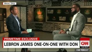 NBA Legend Lebron James discuss Opening his I Promise School & Donald Trump