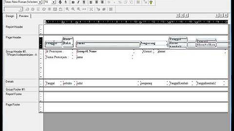 MEMBUAT LAPORAN PEMINJAMAN BUKU DENGAN CRYSTAL REPORT 8.5