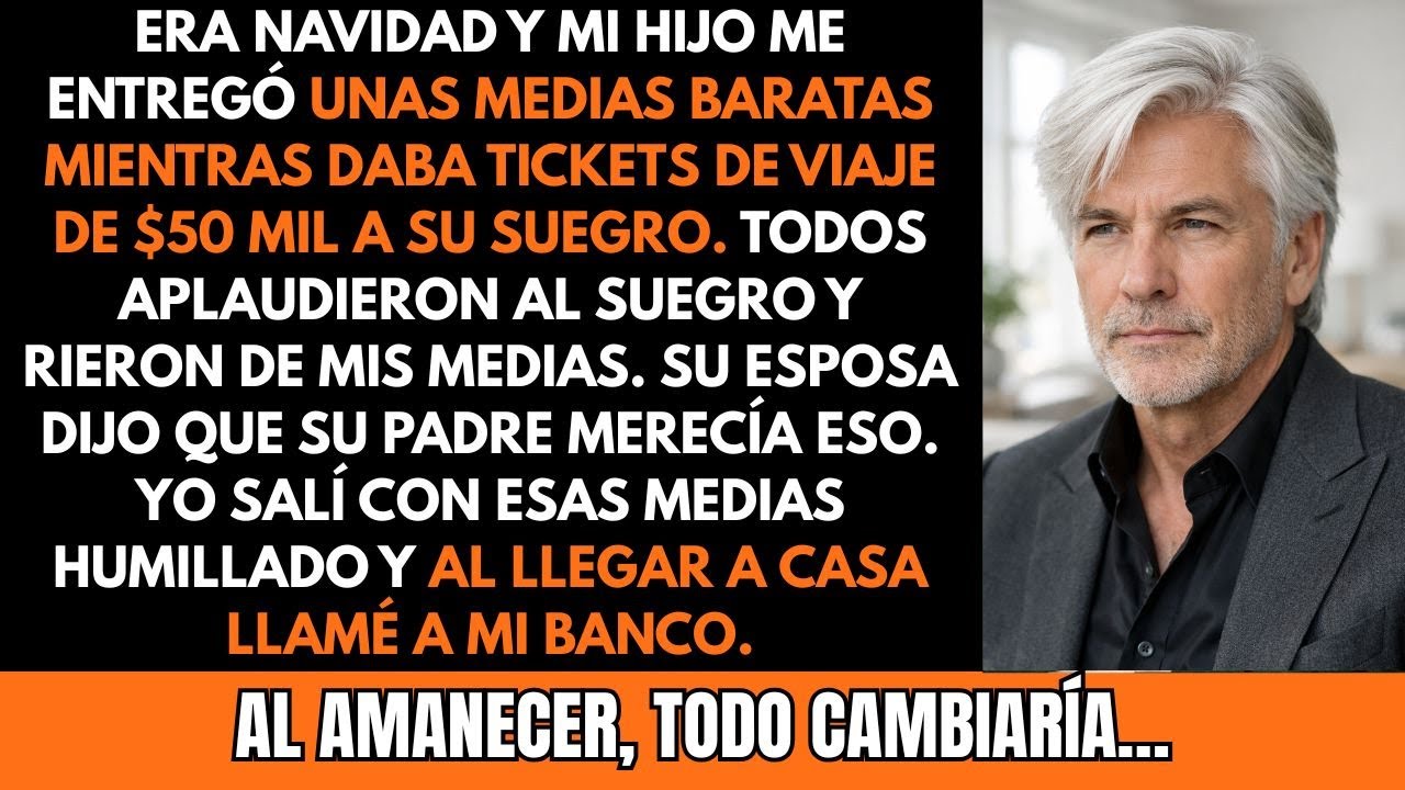 En Navidad Mi Hijo Me Dio Unas Medias Y A Su Suegro Viaje De $50 Mil. Pero Él No Sabía Que...