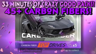 33 Minutes of AMAZING PACKS And 45 CARBON FIBERS!!! Top Drives Pack Opening)
