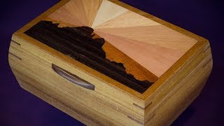 Hannah's box part 1: Making a curved sided jewellery box with a marquetry lid