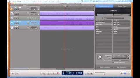 Recording a song in GarageBand Part 3