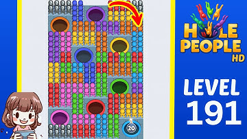 Hole People Level 191 Solution Walkthrough