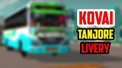 🤩🎀 #KOVAI 🔁 #TANJORE #DELTA_QUEEN Livery For @GOWTHAMGAMING Prototype #Bus #Mod #gameplayer