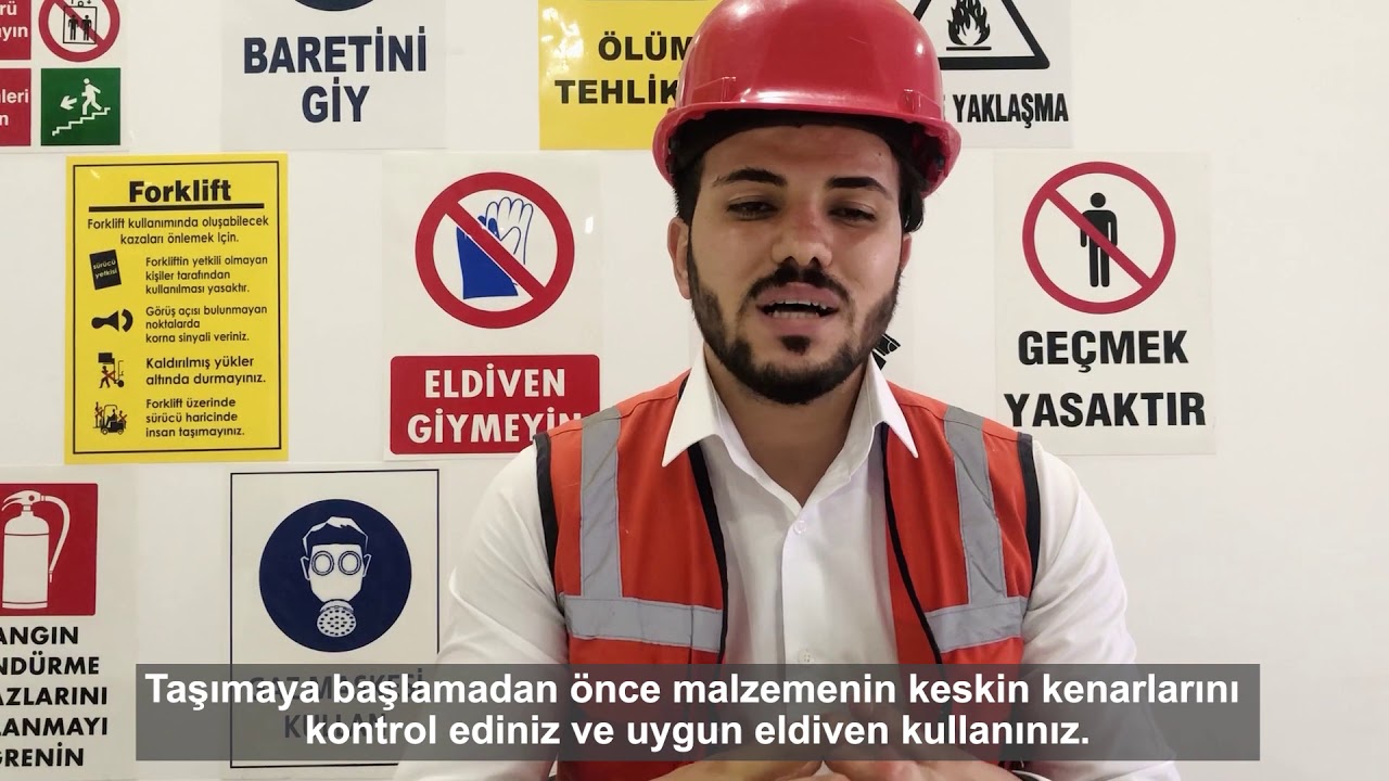 Elle Yük Kaldırma,Taşıma Ve İstifleme İş Güvenliği  Talimatı