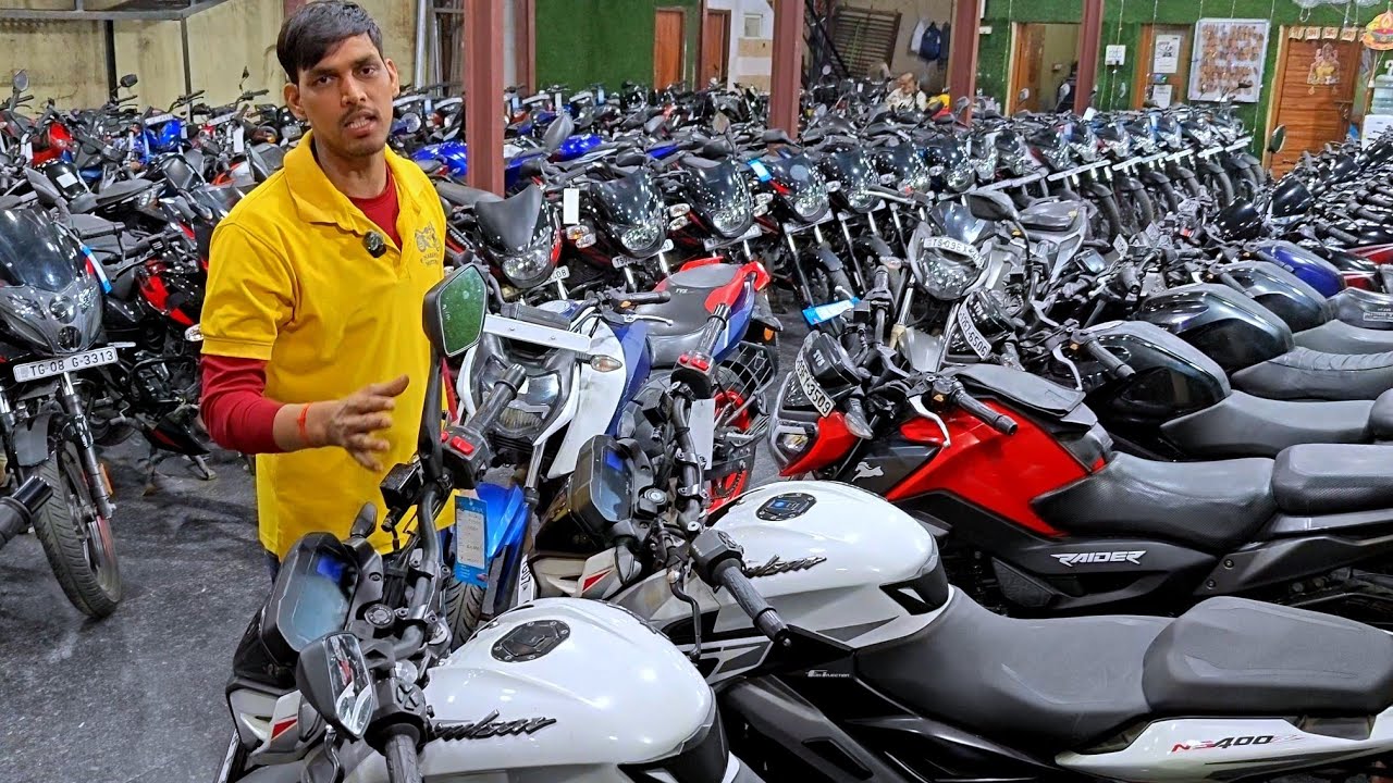 Second hand bikes in hyderabad | Pnarender motors | 20🤩వేలకే #ns #220f #shyne @raviprakashlifestyle