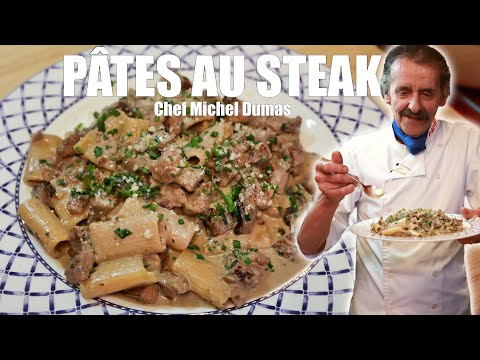 Steak Pasta with Creamy Mushroom Sauce