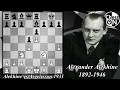 French Defense: Alekhine vs Asgeirsson (1931)