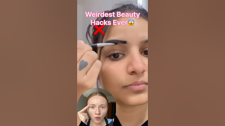 Weirdest Beauty Hacks Ever 😱 #makeup #beauty