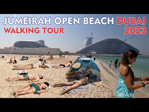 DUBAI UAE | Jumeirah Public Beach Dubai 2023 | Walking Tour | Shahid Adil Travels