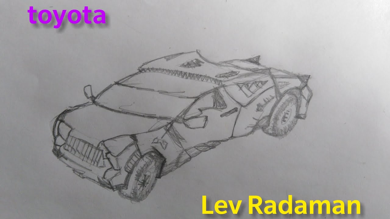 Нарисованная машина 99