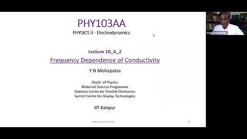 YNM 10A2 Frequency dependent Conductivity