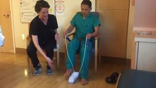 How To Put On Compression Stockings After Knee or Hip Replacement Surgery