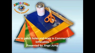Patching inflatable bouncer