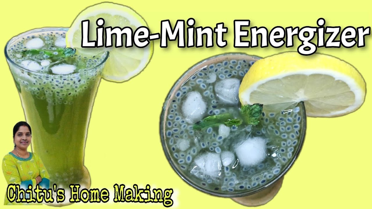 Lime Mint Energizer Lemon Mint Juice in Tamil Summer special YouTube