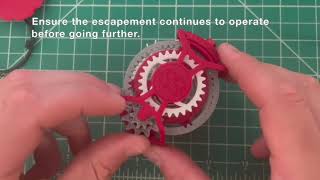 3D Printed Mini Triaxial-Tourbillon Assembly