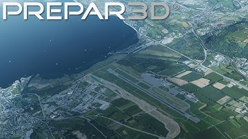 P3Dv4 - PMDG 737 NGXU | Steep (-4,46°) Approach Chambery