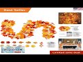 50 LED Fall Garland String Lights 16.4Ft Autumn Decor with Timer