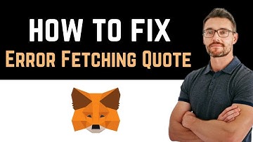Error fetching quote MetaMask