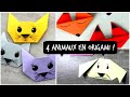 4 animaux en origami  comment occuper ses enfants 1