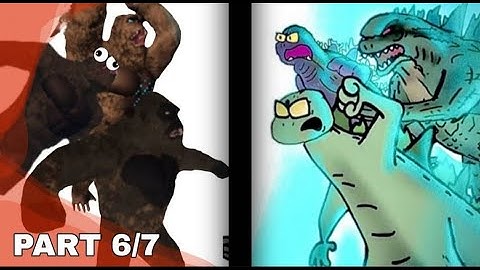 GODZILLA vs MONKEY Part 6-7! But Its Kaiju Universe