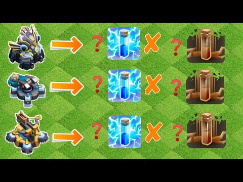 Number of lightning spell & Earthquake spell needed to destroy defenses  after december update in coc - YouTube