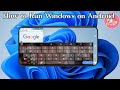 How To Run Windows On Android | How To Install win7simu | Convert Android To PC |
