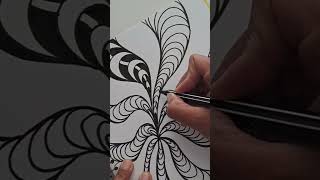 Worm tunnel tutorial - op art drawing tutorial
