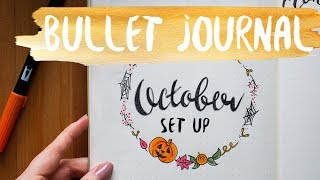 Plan with me | Bullet Journal Halloween Doodles | October