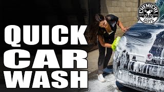 How To: Wash Car in Under 10 Minutes - Stripper Scent Soap - Chemical Guys Car Wash